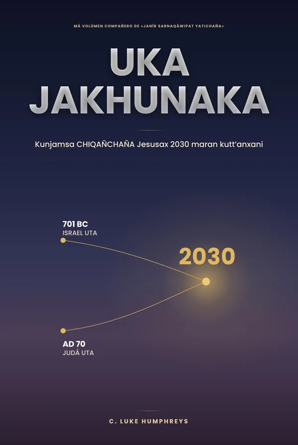 Jakhunaka — Kunjams CHIQPACHA yatiña Jesusax 2030 maran kutinipxañapa, C. Luke Humphreys