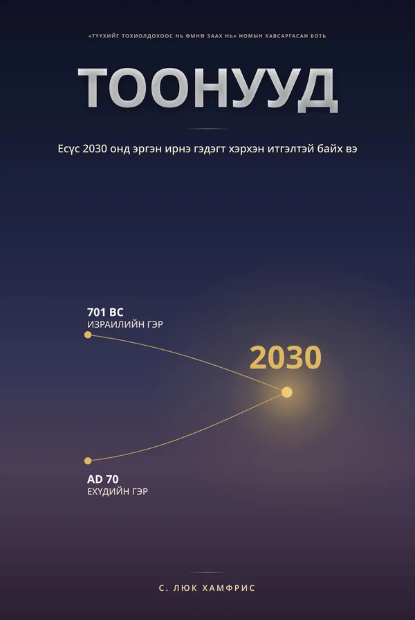 Тоонууд — Есүс 2030 онд эргэн ирнэ гэдэгт ИТГЭЛТЭЙ байх нь, C. Luke Humphreys