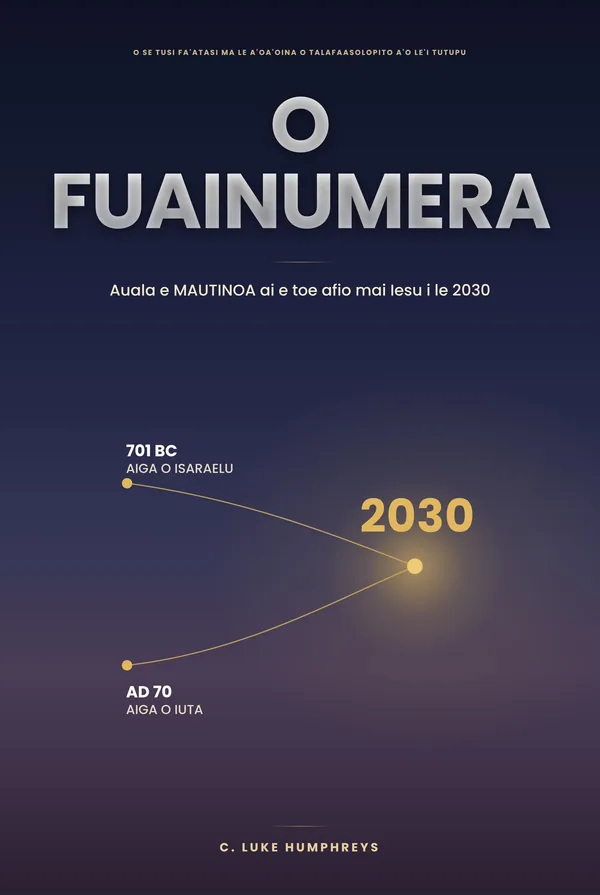 O Numera — Le auala e MAUTINOA ai o le a toe fo'i mai Iesu i le 2030, na tusia e C. Luke Humphreys