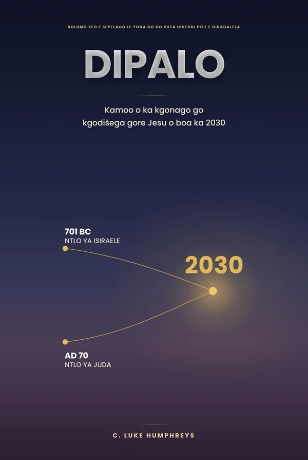 Dipalo — Kamoo o ka bago le KGONTHIŠEGO ya gore Jesu o boa ka 2030, ka C. Luke Humphreys